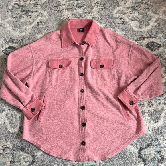 PacSun Homecoming Button Down Shacket - Picture 1 of 10